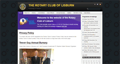 Desktop Screenshot of lisburnrotary.co.uk