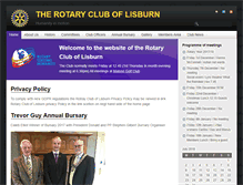 Tablet Screenshot of lisburnrotary.co.uk